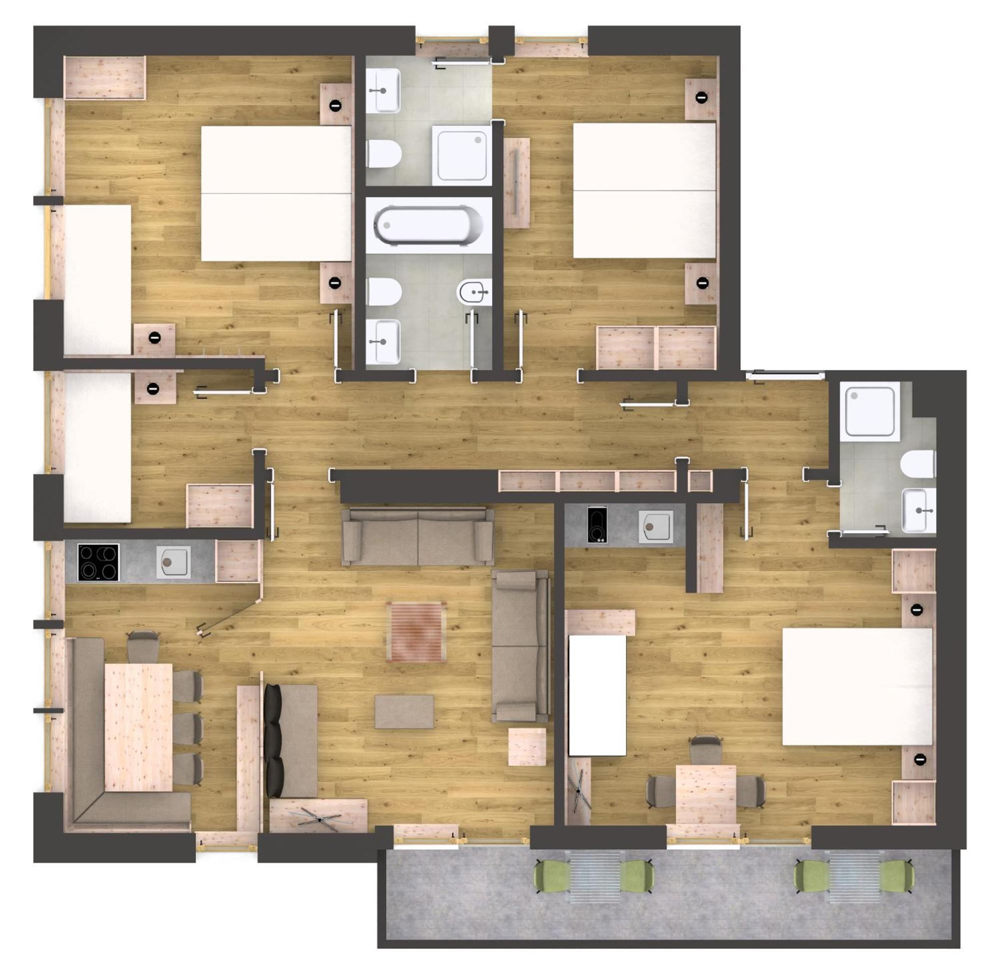 Apartments Heritage House Margherita Santa Cristina Val Gardena Номер фото